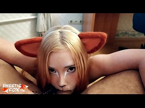 ❤️ Kitsune slikke dick en cum yn har mûle ️ Porno by wy ❌